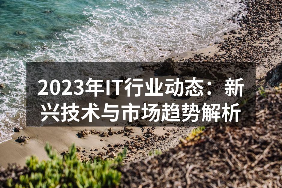 2023年IT行业新兴技术分析